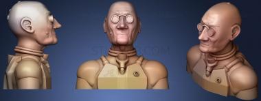 3D model Sergent Cyborg (STL)